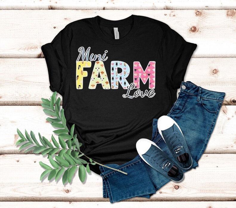 Adorable Mini Farm Design On Comfortable T-shirt 4 Adorable Mini Farm Design On Comfortable Tshirt