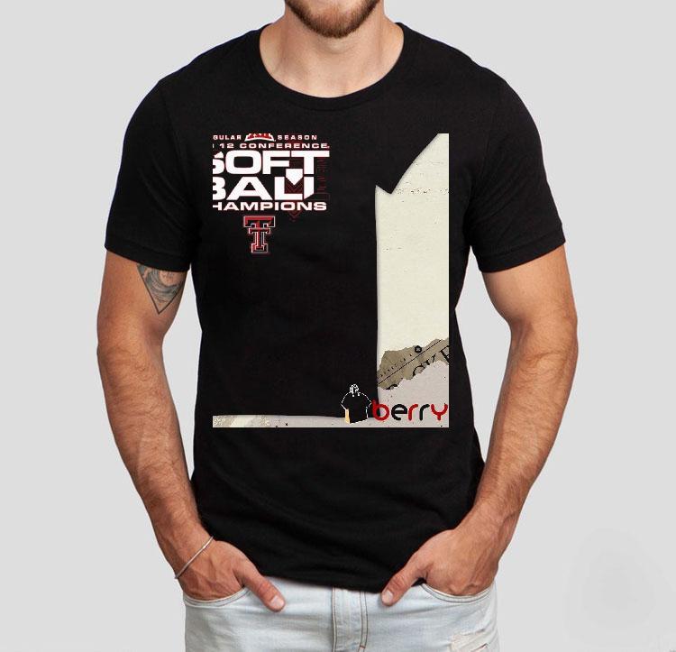 Big 12 softball 2025 Texas Tech Red Raiders title win tshirt 4 Big Softball Texas Tech Red Raiders Title Win T Tshirt