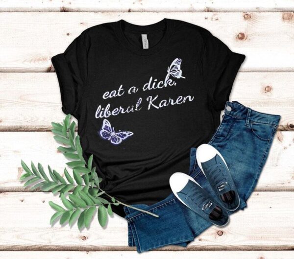 Controversial butterfly design sparks debate on this bold tshirt