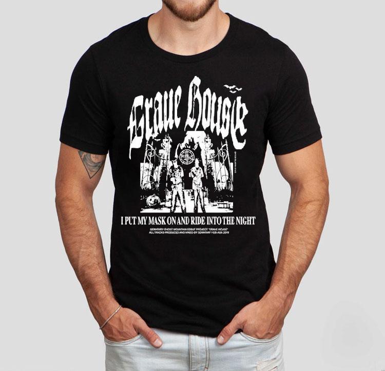Dark Rider Masked Up For Midnight Ride T-Shirt 4 Dark Rider Masked Up For Midnight Ride Tshirt