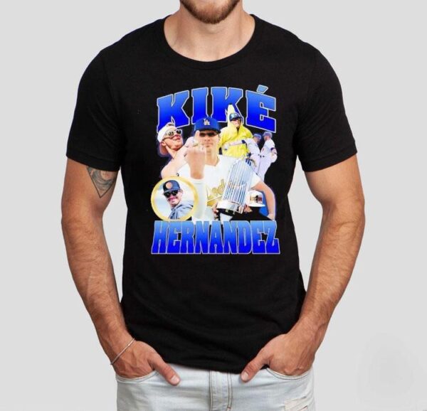 Dodgers fan favorite Kike Hernandez baseball tshirt
