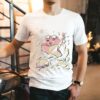 Gothic Bat Design Pixel Art T-shirt