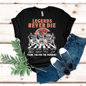 Honoring Chicago Bears Icons With This Timeless Legends Never Fade Tshirt