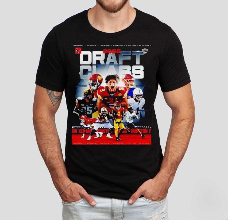 Houston Texans 2025 Rookie Spotlight Featuring Rising Stars And Future Legends T-shirt 4 Houston Texans Rookie Spotlight Featuring Rising Stars And Future Legends Tshirt