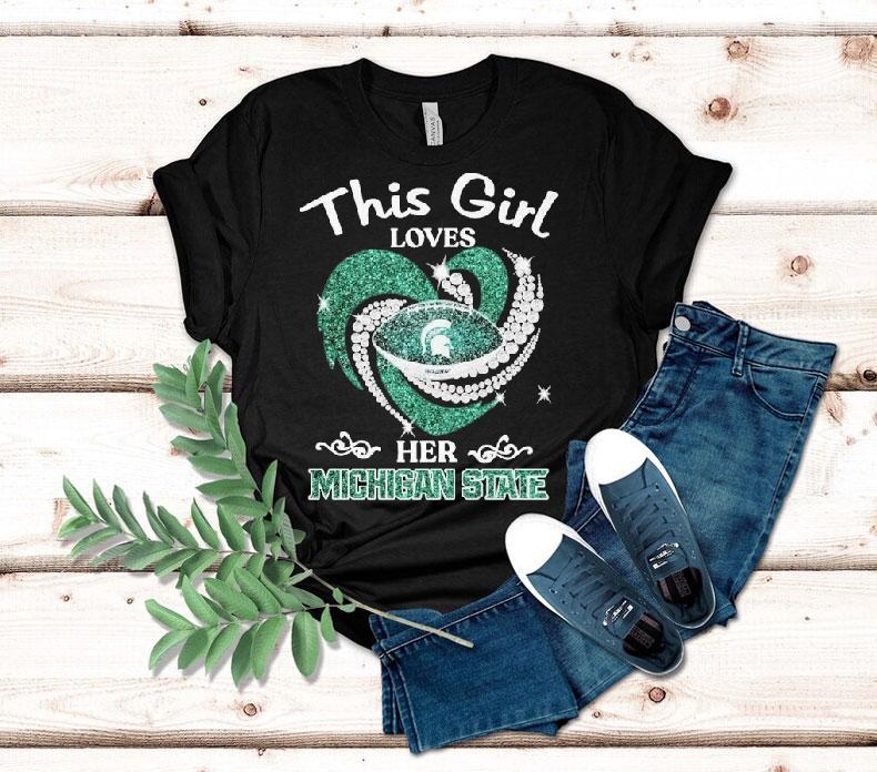 She proudly rocks her Spartans heart design t-shirt 4 She Proudly Rocks Her Spartans Heart Design Tshirt