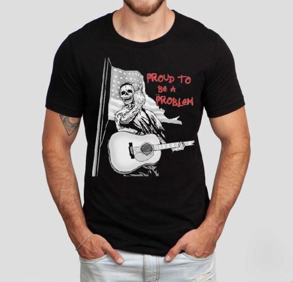 Tom Macdonald celebrates rebellion with edgy skeleton design tshirt