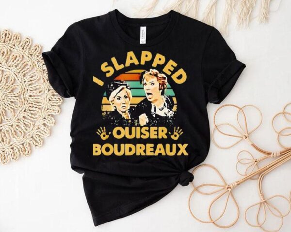 Vintage tee with Ouiser Boudreaux slap design t-shirt