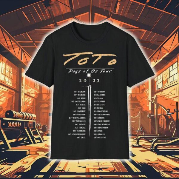 2022 European tour inspired sword design tshirt