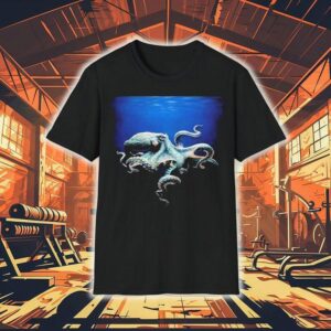 Colorful Octopus Design For Eco Friendly Earth Day Tshirt