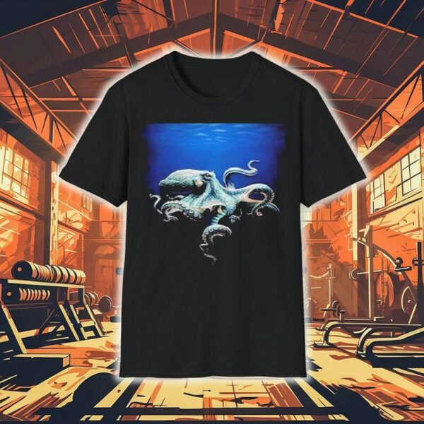 Colorful Octopus Design For Eco Friendly Earth Day Tshirt