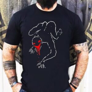 Dark Gothic Mikey Design Pitch Black Tshirt