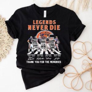 Honoring Chicago Bears Icons With This Timeless Legends Never Fade Tshirt
