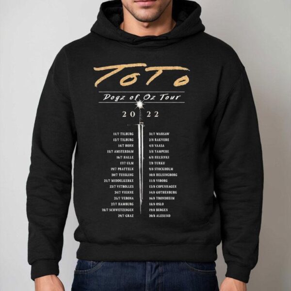 2022 European tour inspired sword design tshirt