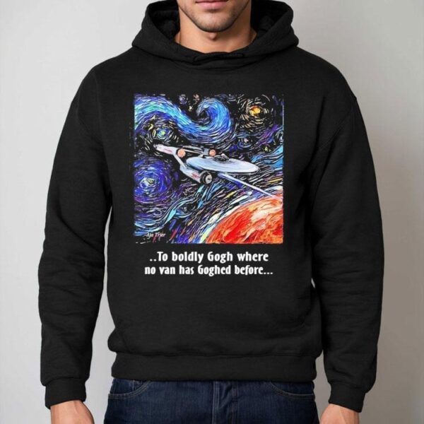 Creative art inspired van gogh style t-shirt
