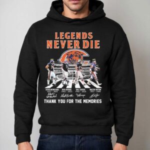 Honoring Chicago Bears Icons With This Timeless Legends Never Fade Hoodie