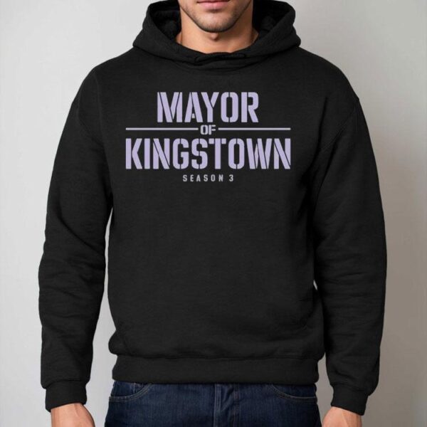 Jeremy Renner rocks Kingstown season 3 promo t-shirt