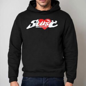 Stylish Stussy Desert Cactus Print Hoodie