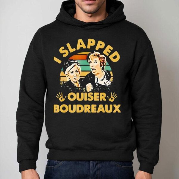 Vintage tee with Ouiser Boudreaux slap design t-shirt