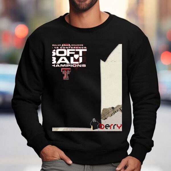 Big 12 softball 2025 Texas Tech Red Raiders title win tshirt