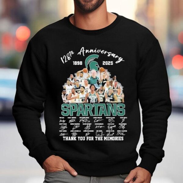 Celebrating 128 years of Michigan State Spartans legacy with a special 2025 t-shirt