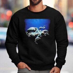 Colorful Octopus Design For Eco Friendly Earth Day T Sweatshirt