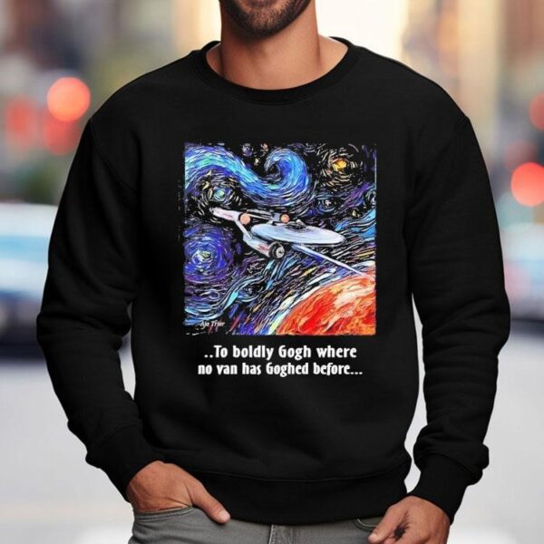 Creative art inspired van gogh style t-shirt