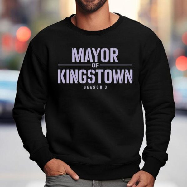 Jeremy Renner rocks Kingstown season 3 promo t-shirt
