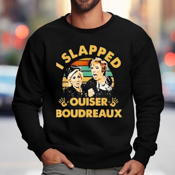 Vintage tee with Ouiser Boudreaux slap design t-shirt