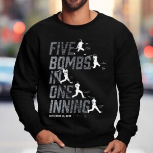 Yankees Legends Blast Five Homers In A Single Inning T Sweatshirt