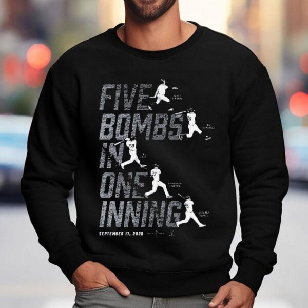 Yankees legends blast five homers in a single inning tshirt