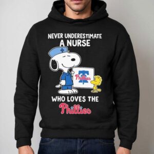 Celebrate Nurses Who Are Diehard Philadelphia Phillies Fans With This Snoopy And Woodstock T Hoodie