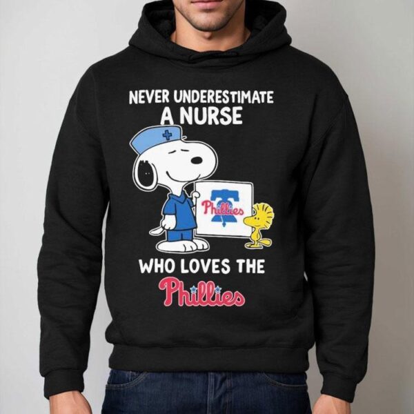 Celebrate Nurses Who Are DieHard Philadelphia Phillies Fans With This Snoopy And Woodstock TShirt