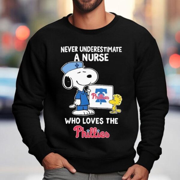 Celebrate Nurses Who Are DieHard Philadelphia Phillies Fans With This Snoopy And Woodstock TShirt