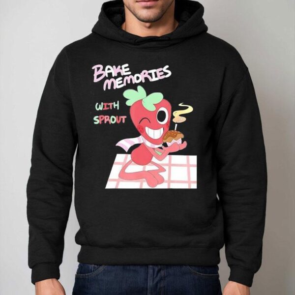 Cherish Sweet Moments In A Blooming Strawberry Print T-shirt