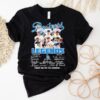 Dodgers iconic players memorial tribute signature t-shirt