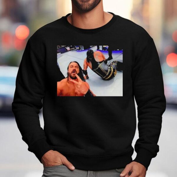 Drew Mcintyre battles Damian Priest in epic showdown tshirt
