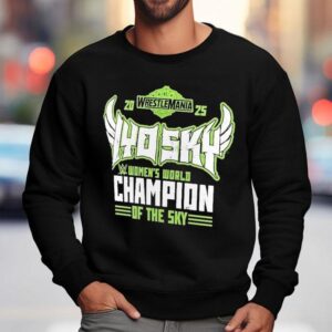 Iyo Sky Claims Victory At Wrestlemania With Championship Winning Sweatshirt