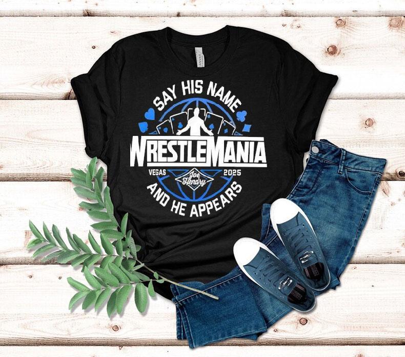 Joe Hendry Wrestlemania Magic Moment T-Shirt 4 Joe Hendry Wrestlemania Magic Moment Tshirt