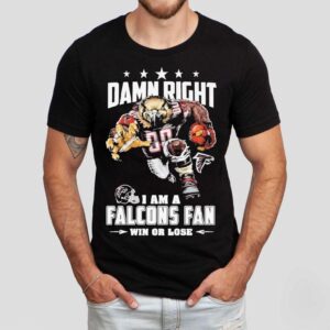 Proudly Supporting the Atlanta Falcons Through Every Season in This Tshirt