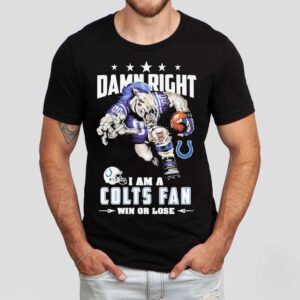 Proudly Supporting The Colts Through Every Game In This Tshirt