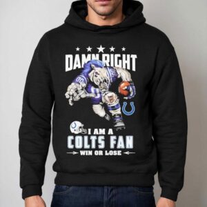 Proudly Supporting The Colts Through Every Game In This Hoodie
