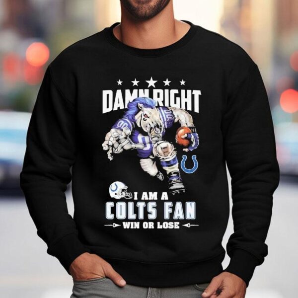 Proudly Supporting the Colts Through Every Game in This T-Shirt