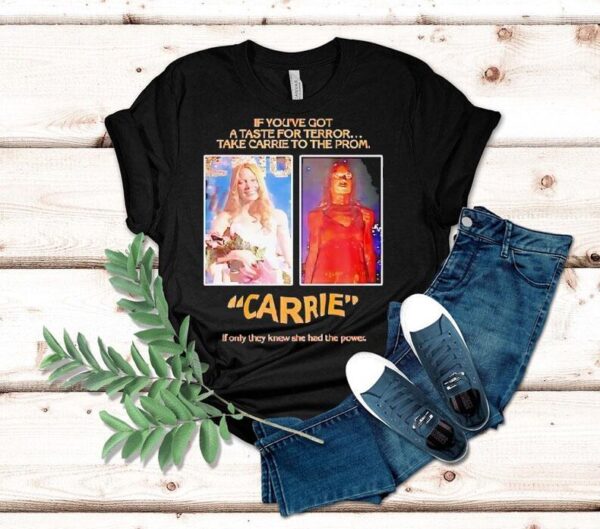 Wear Your Love For Horror With This Carrie Prom Inspired T-Shirt
