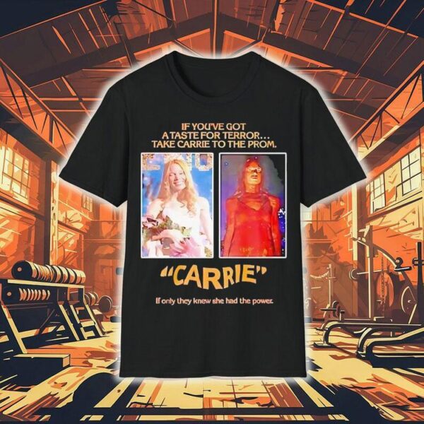 Wear Your Love For Horror With This Carrie Prom Inspired T-Shirt