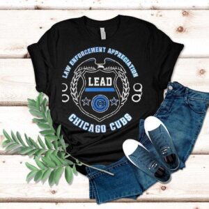 2025 Chicago Cubs tribute to police officers t-shirt