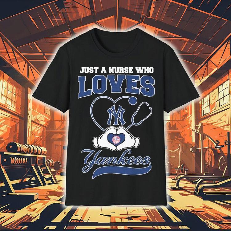 A Nurses Passion For The Yankees Heart Hands Tshirt 4 A Nurses Passion For The Yankees Heart Hands T Tshirt