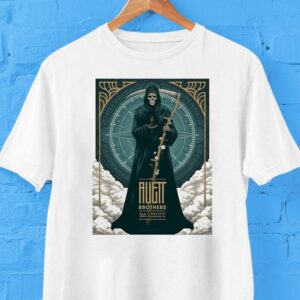 Avett Brothers Philadelphia concert 2024 grim reaper design tshirt