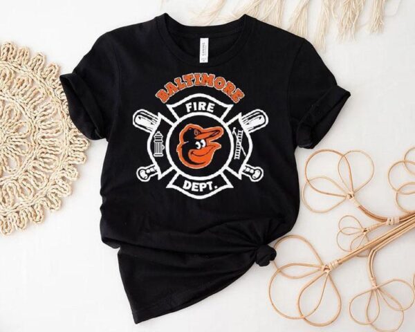 Baltimore Firefighters Honor Orioles With Custom Tshirt