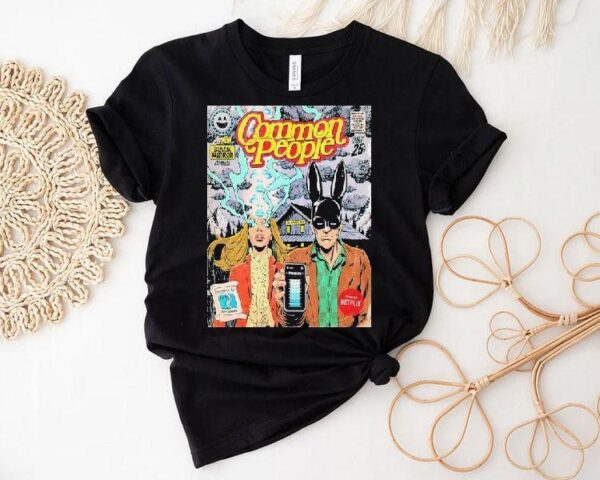 Black Mirror inspired everyday heroes comic design tshirt