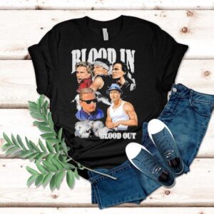 Blood In Blood Out gangsta style diamond design tshirt